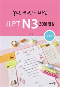 손으로 쓰면서 외우는 JLPT N3 30일 완성 : 문법편 (커버이미지)