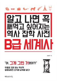 B급 세계사 - 알고 나면 꼭 써먹고 싶어지는 역사 잡학 사전 (커버이미지)